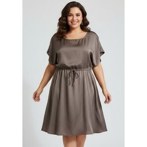 Old Navy Cap Sleeve Waist tie dress Olive Green Size XXL